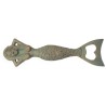 Mermaid-shaped bottle opener, simulating antique