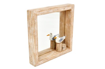 Miroir en bois
