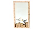 Wooden mirror