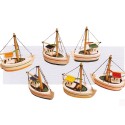 Mini boats 8 x 8 x 3,5cm
