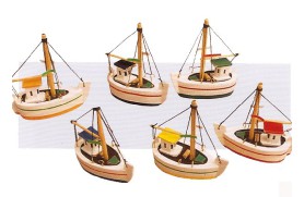 Barcos mini 8 x 8 x 3,5cm