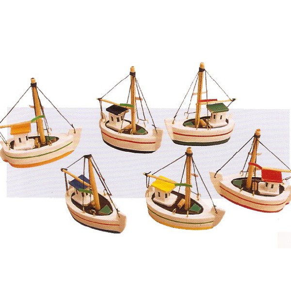 Barcos mini 8 x 8 x 3,5cm