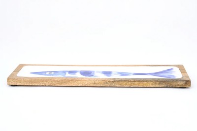 Safata esmaltada blava