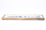Enameled blue tray