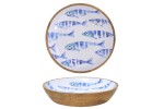 Schüssel Emaille Fischen