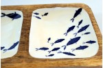 Fisch-Snacktablett