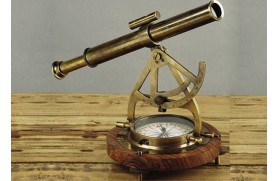 Brass theodolite