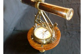 Brass theodolite