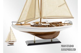 Wooden yacht