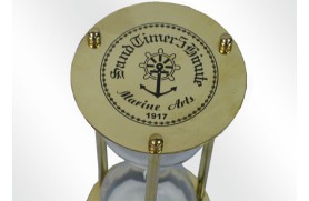 Sand Brass Clock