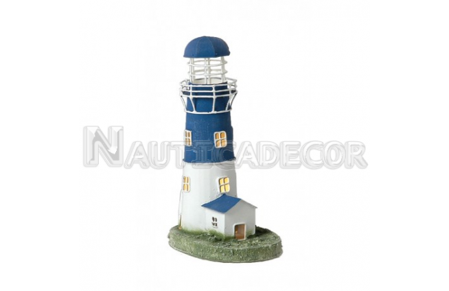 Faro de vela de decoración náutica y naval