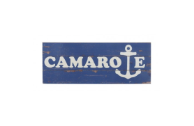 Placa madera "camarote"