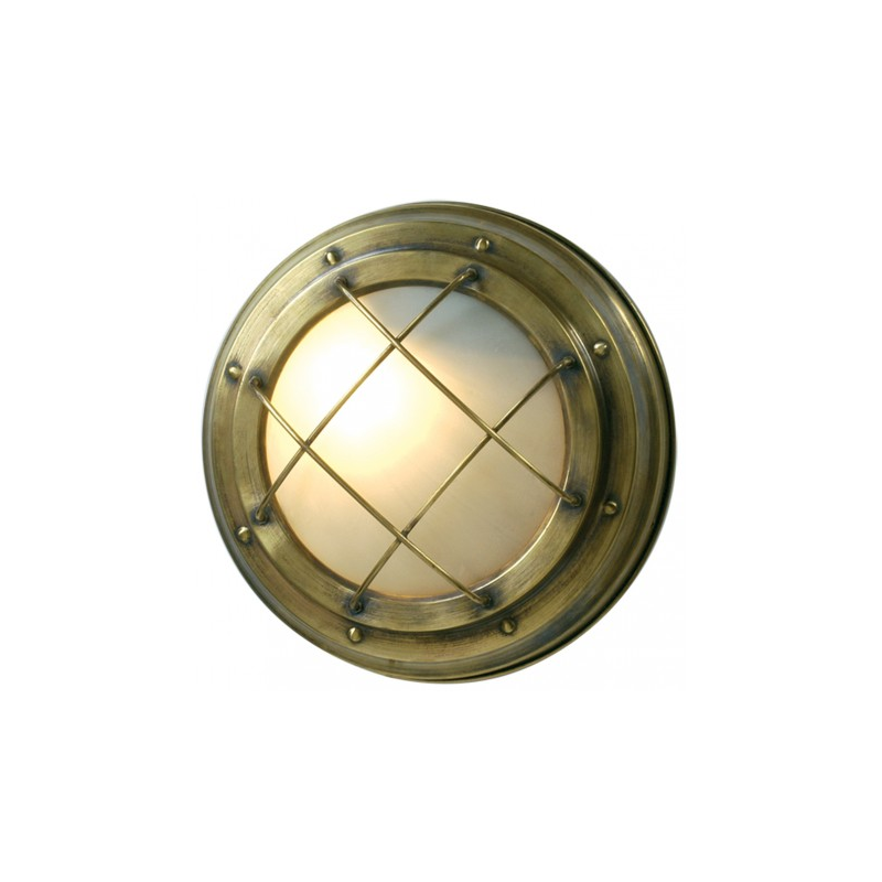 Round wall light