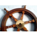 DECORATIVE SHIP'S WHEEL DIA 63 CM