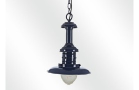 Blue ceiling lamp