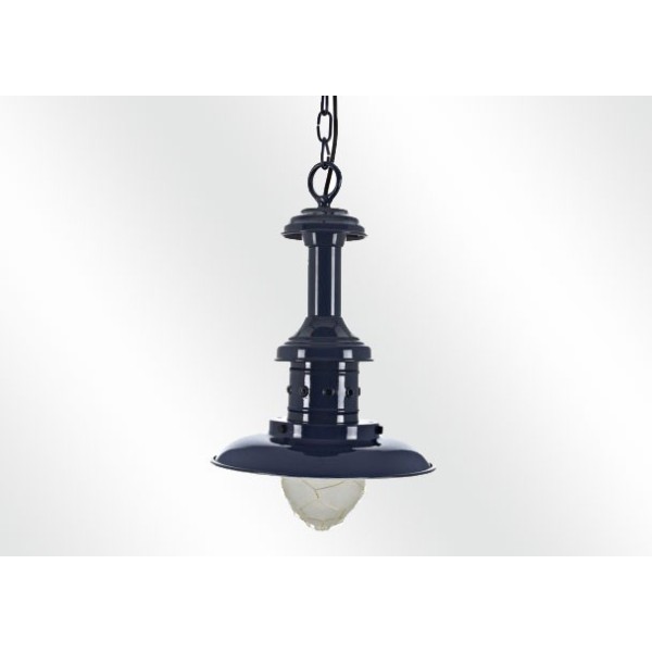 Blue ceiling lamp