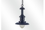 Blue ceiling lamp