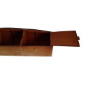 Boat for wall-hanging on wood varnished