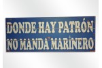 Placa de madeira ", onde não há um padrão marinheiro envia"