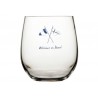 Verre à eau WELCOME ONBOARD pour les bateaux, yachts et voiliers. Totalement incassable et garantie.