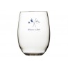 Verre à soda  WELCOME ONBOARD pour les bateaux, yachts et voiliers. Totalement incassable et garantie.