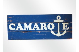 Placa madera "camarote"