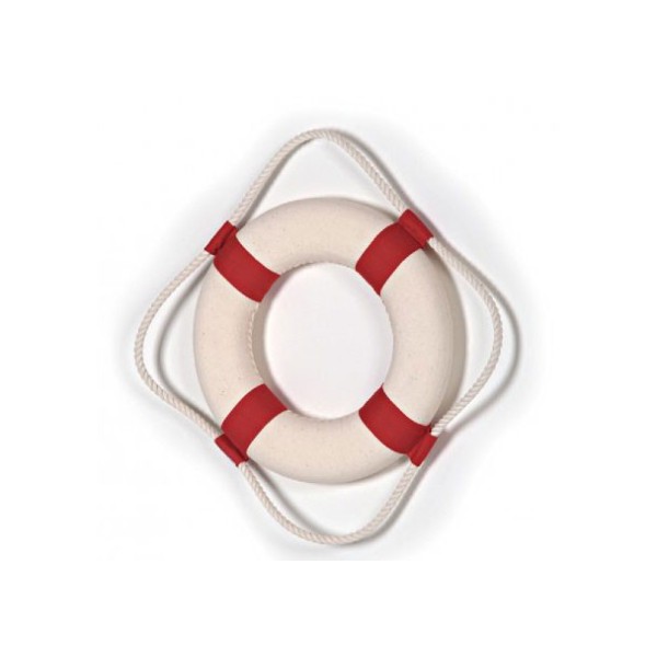 DECORATIVE RED LIFEBUOY