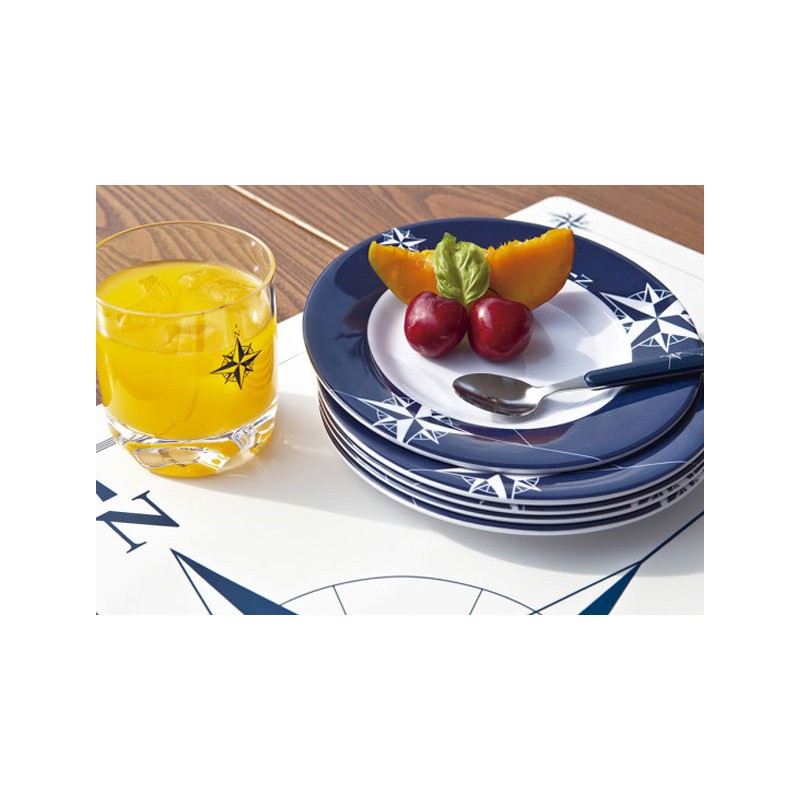 Marine Business Dessertteller Northwind 20cm - 6er Set Melamin Camping Geschirr