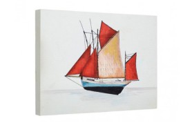 Marine sailboat painting oil