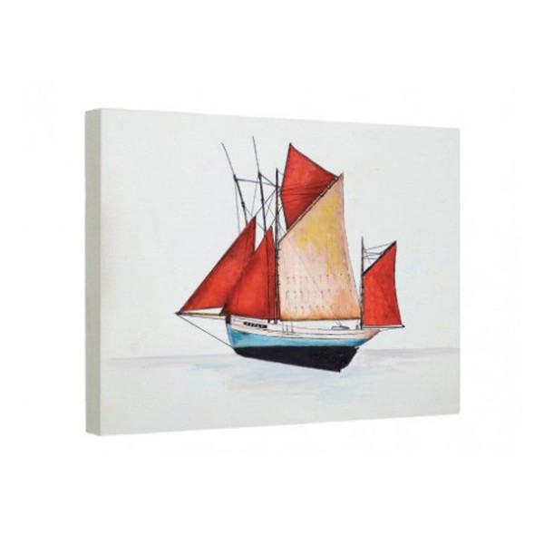 Marine sailboat painting oil