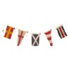 Guirlande 5 drapeaux, pour les fêtes de fruits de mer.