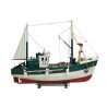 Maquette de bateau de pêche de 49 cm de long, en vente en ligne.