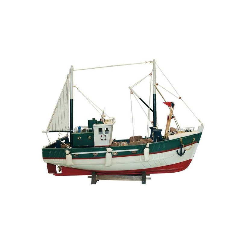 Fishing Seafood boat, with tuna fishing gear.