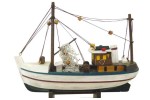 Replica of a handmade fishing boat, for sale online