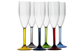 Set 6 champagne glass PARTY