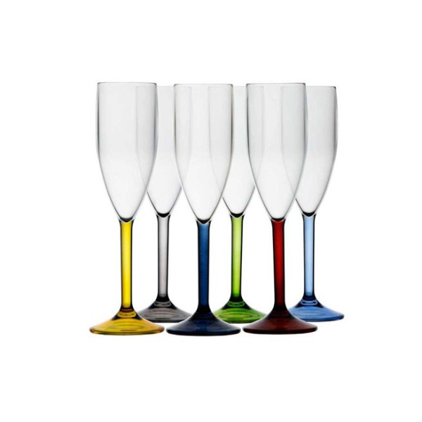 Set 6 champagne glass PARTY