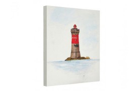 Malerei Leuchtturm "Pierres Noires"