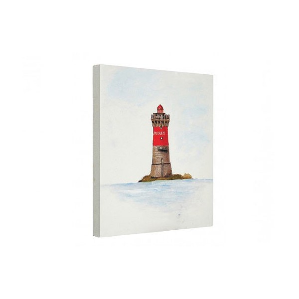 Painting lighthouse "Pierres Noires"