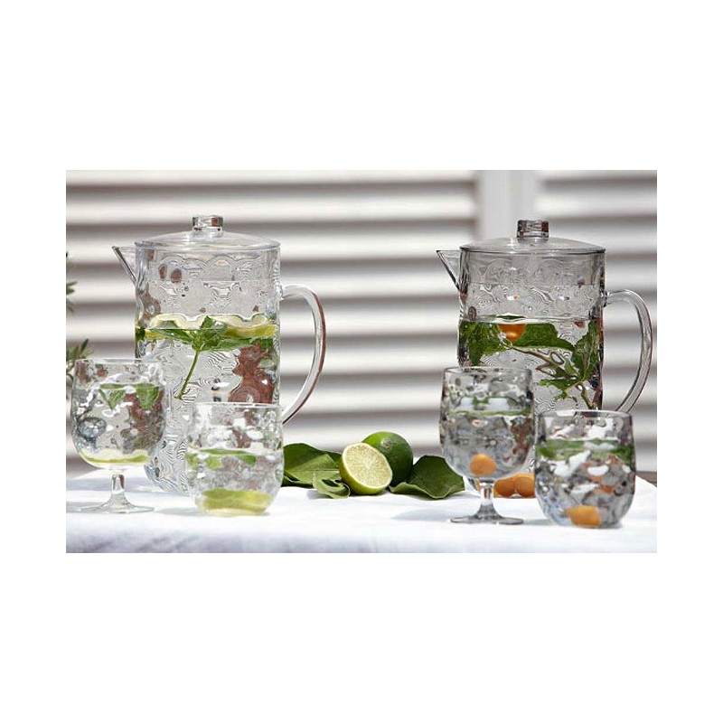 BRANDANI JUG Cruche D'eau D'été POP Effet DIAMANTS Diamant