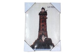 Painting lighthouse "La Vieille"