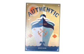 Placa "Authentic"