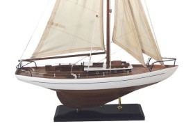Wooden yacht