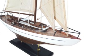 Wooden yacht