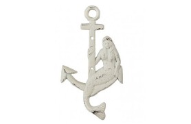 6 anchor hangers & mermaid
