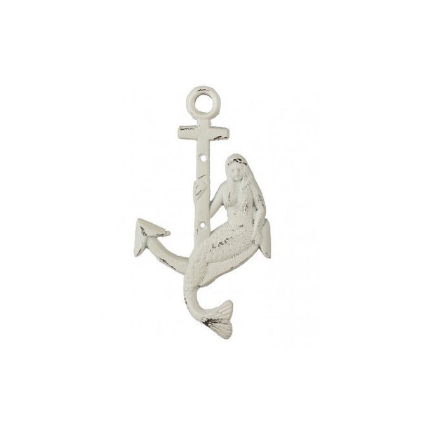 6 anchor hangers & mermaid