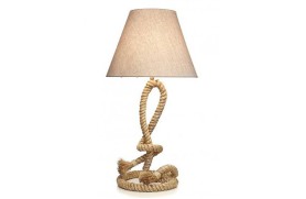 Lampe de corde avec noeud