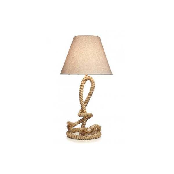Lampe de corde avec noeud