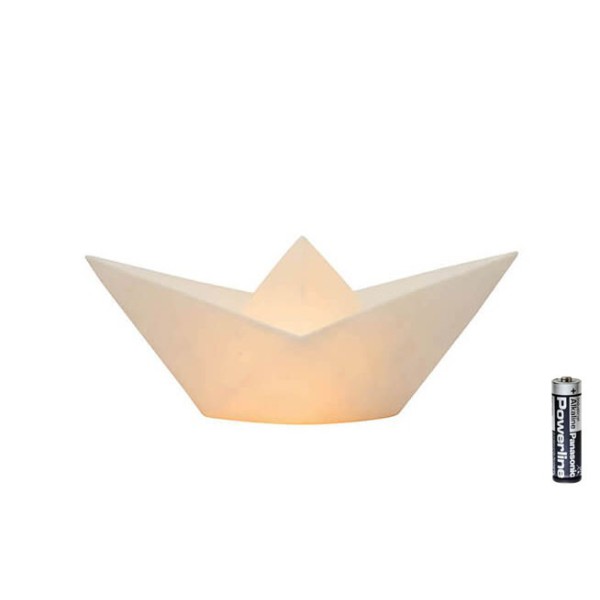 Lâmpada barquinho de papel