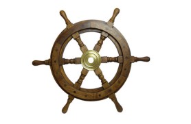 DECORATIVE SHIP'S WHEEL 90 CM