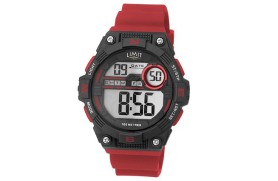 Horloge "Limit Digital Countdown" rouge